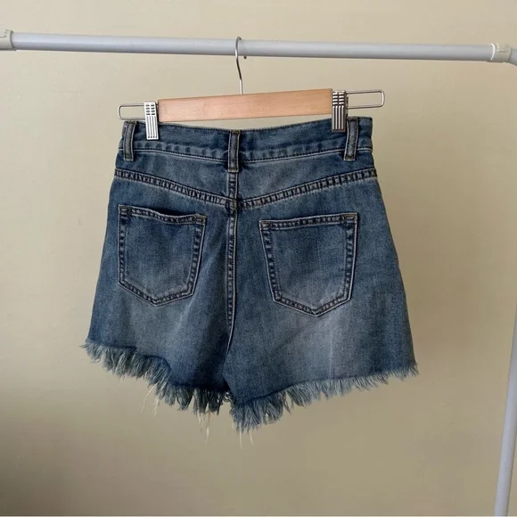 Decjuba Denim Shorts - Picture 2 of 3